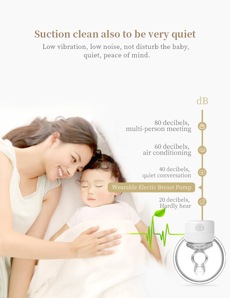 Portable Hands Free Breast Pump,Food Grade Portable Electric Breast Pump For Breastfeeding Mothers