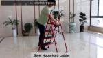 Anti Corrosion En131 330lbs Steel Step Ladder