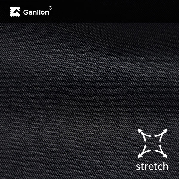 Black Cotton Polyester polyolefine fiber Stretched Workwear Fabric 235GSM Full Sleeve Shirts