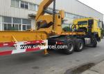 Telescopic Boom 40t Sidelifter Trailer Lifting Mechanism With Air Suspension