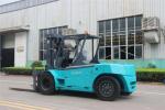 Battery Operated Electric Forklift Truck , Industrial 12 Ton / 10 Ton Electric