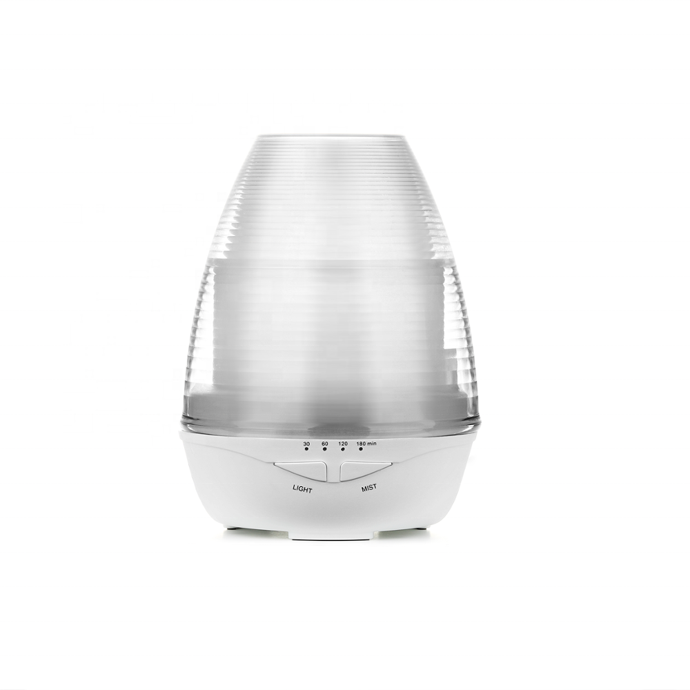 Transparent Ripple Glass Essential Oil Aroma Diffuser 150ml DC24V