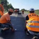 Earthwork Products Biaxial Glass Fiber Fiberglass Geogrid for Parking Lot and