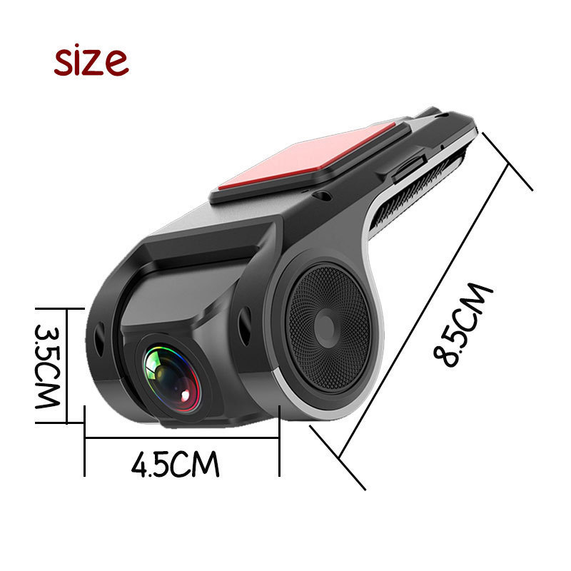 USB Car Dash Cam HD 1080P 170° Wide Angle Recorder Front ADAS Android DVR Night Version