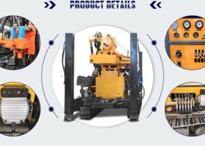 Quality ISO Water Well Drilling Rig 180m Pneumatic Borewell Machine wholesale