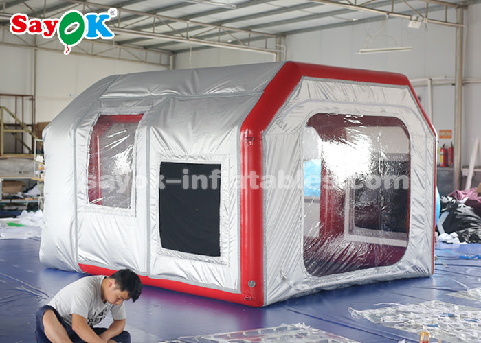 Mobile Inflatable Air Tent For Car Parking Workstation With Filter System