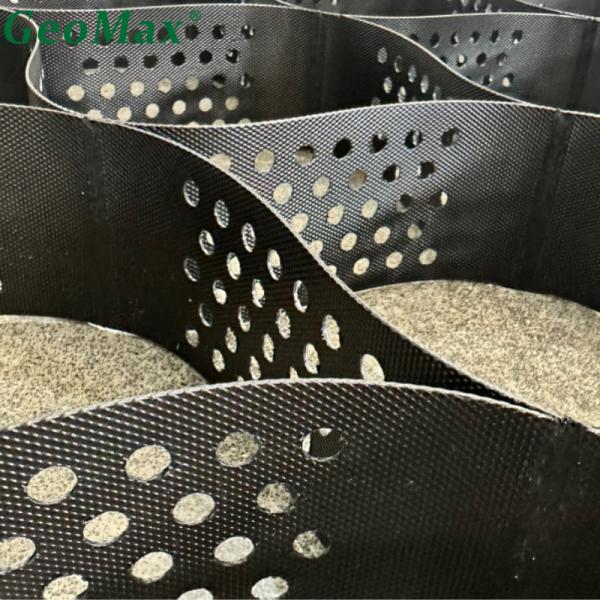 HDPE Geocell 150mm Height 356mm Welding Space For Slop Protection Ground Grid