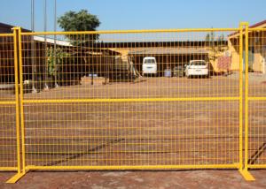 China Road Security Welded Wire Mesh Temporary Fence Panels 60X100mm 12FT Width on sale