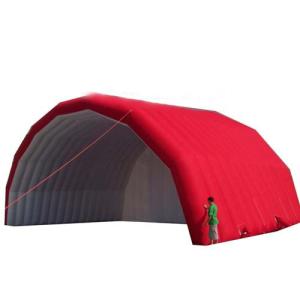 Quality affordable red inflatable roof stage party tunnel tent wholesale