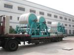 Carbon Steel Double Drum Hot Air Dryer Machine PLC Control Steam Thermal Oil