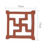 800 Centigrade Heat Insulation Hollow Perforated Clay Bricks for Garden Wall