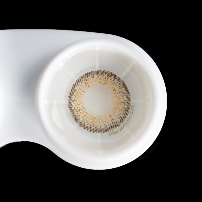Oem Natural Wildcat Brown Contact Lens For Dark Eyes