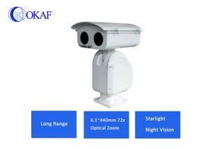 Quality Starlight Level 72x Optical Zoom PTZ Camera with 6.1mm - 440mm Lens wholesale