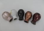 28mm Black Curtain Rod Ends