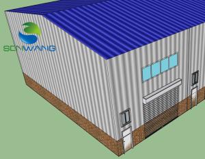 Quality Strong Prefabricated Industrial Shed , Prefab Steel Frame Commercial Building wholesale