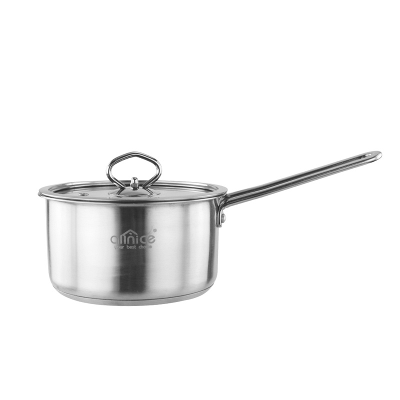 Caterers Set of Cooking Pots Non Stick Stainless Steel Cookware for Kitchen