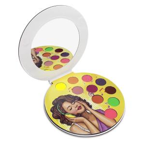 Quality 4C Printing Magnetic 10 Colors Cosmetic Eyeshadow Palette wholesale