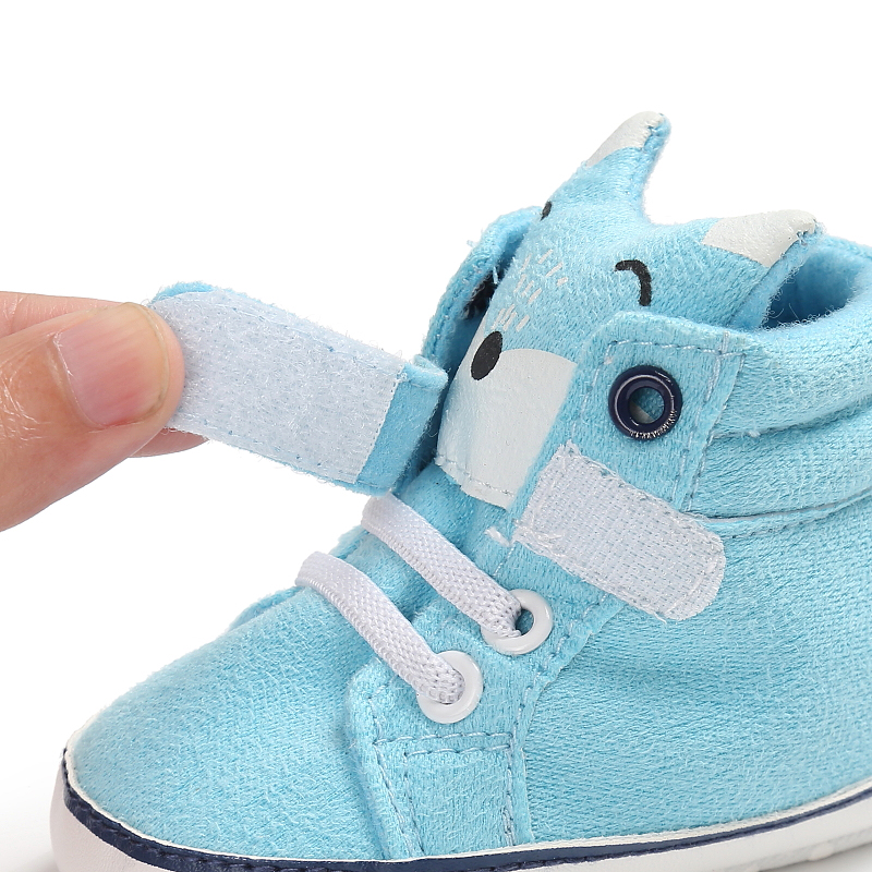 New designed Cotton fabric Cute Cartoon 0-2 years prewalker shoes baby