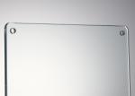 3mm Ultra Clear Tempered Glass panel with Holes Toughened Glass