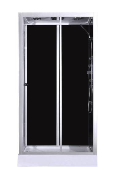1100x800x2150mm Fashion Massage Corner Shower Stalls , Rectangular Shower Cabin
