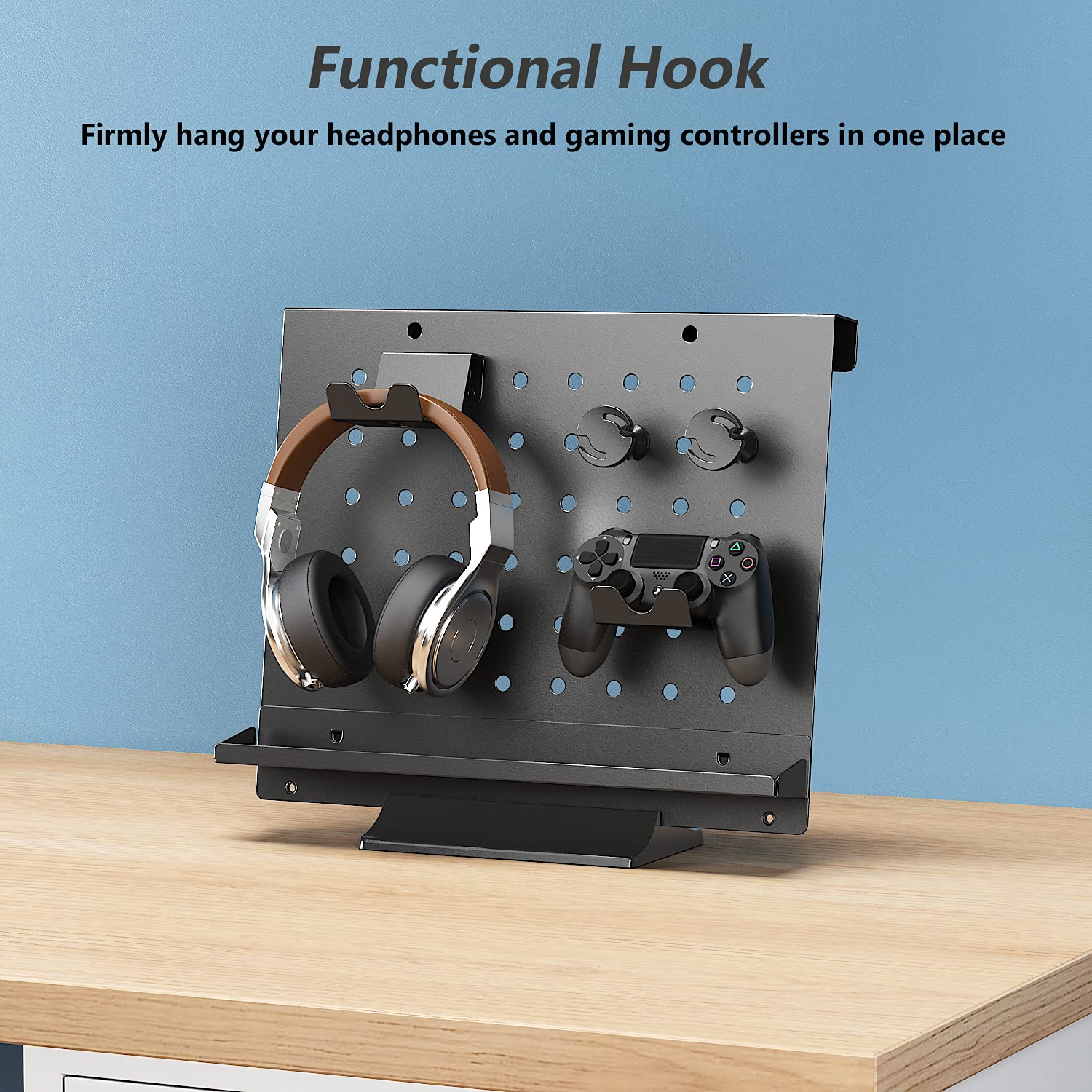 Office Metal Pegboard Combination Kit for Crafts Organization and Ornaments Display
