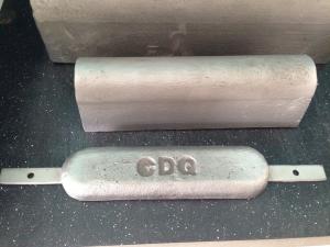 Quality Weld-On Zinc Anode for cathodic protection system project in Marine wholesale