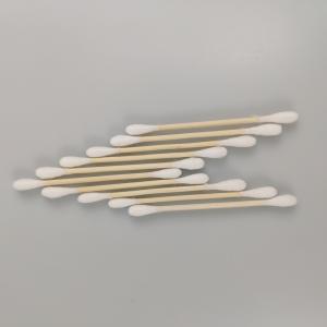 Quality Double Heads Biodegradable 75mm Bamboo Cotton Buds wholesale