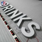 Outdoor Storefront 3D Business Acrylic Signs Illuminated LED Front Lit Letters