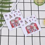 Small Fresh Cartoon Cute Stickers PVC Vinyl Self Adhesive 0.025mm
