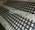 Fiber Geogrid For Road Building Construction Fiberglass Biaxial Geogrid With