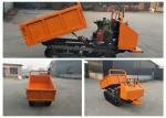 600Kgs Diesel Engines Mini Rubber Track Transporter