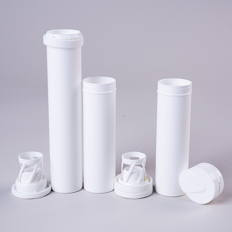 Food Grade PP Customized Printing Effervescent Tablet Tube for Vitamin C Packaging