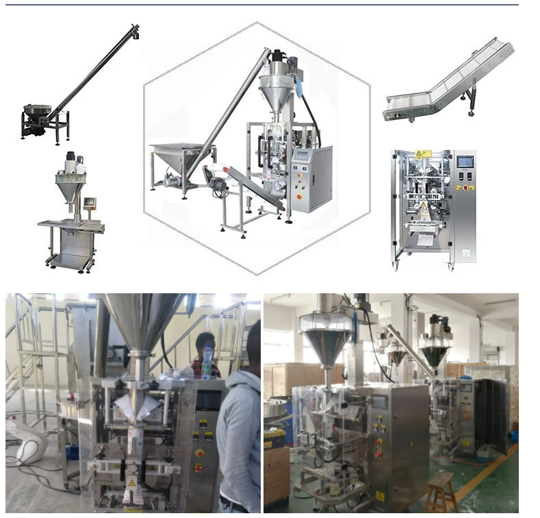 100g 200g 500g 1000g Detergent Powder Packing Machine With Auger Filler
