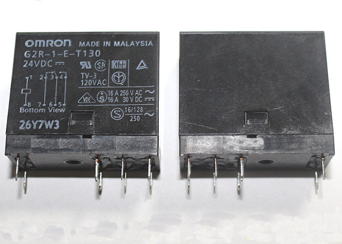 Omron Relay G2R-1-E-T130-24VDC G2R-1-E-T130-DC24V- 16A (8 Pin)