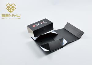 Quality Kraft Paper Drawer Box Folding Black Flat Luxury Magnetic wholesale