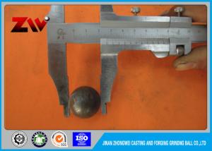 Quality Industrial mines grinding balls for ball mill , heat treatment forged steel balls wholesale
