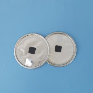 Quality Degassing Lid Peel Off Lid with Valve for Coffee Cans 99mm 126mm Tin Cans Lid wholesale