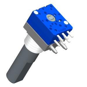 Quality Pulse Absolute Rotary Shaft Encoder 16 Dedent Metal Shaft Sealed With 20000 Cycles wholesale