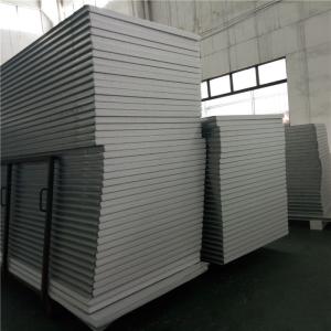 Quality construction building materials 50mm eps sandwich panel with grey white steel sheet wholesale