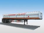 10 Tubes Lpg Trailers Transport Liquefied Petroleum Gas