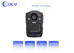 Body Worn Camera 3G/4G Real Time Mini Wireless For Security Guard / Firefight