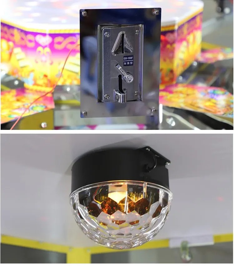 Custom Built Arcade Game Machine Coin Pusher 6P US Plug Type
