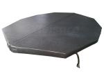 custom-made spa cover for wooden spa, cedar spa, tiled spa, inox spa - decagon