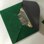 Luxury Small Wedding Invitation Thank You Gift Kraft Cardboard Custom Logo