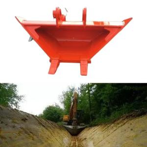 Quality Durable V Shaped Ditching Bucket , Trapezoid Excavator Buckets Multifunctional wholesale