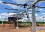 Ground Photovoltaic Solar Mounting System Single Column Tracking System