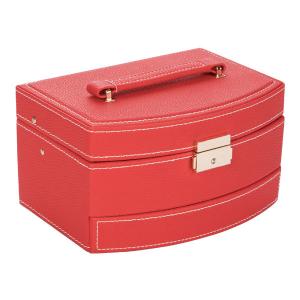 Quality High Grade Leather Travel Jewelry Organizer , Folding Jewelry Carrying Case wholesale