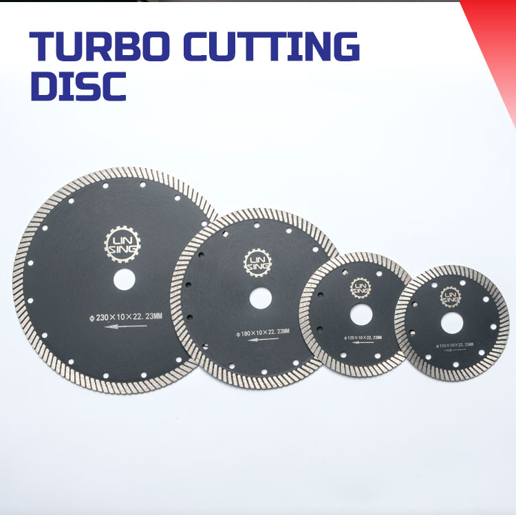 SAW BLADE 4" Cold Press Sintering Diamond Discs Turbo Cutting Disc With Long Lifespan