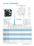 TUV Micro Electric Waterproof Cooling Fan 80x80x25mm Moistureproof