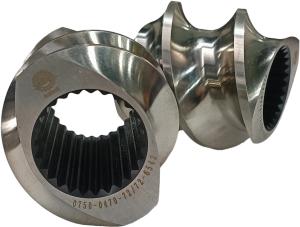 Quality Twin Screw Extruder Parts 30° 45° 60° 90° Angle Screws wholesale